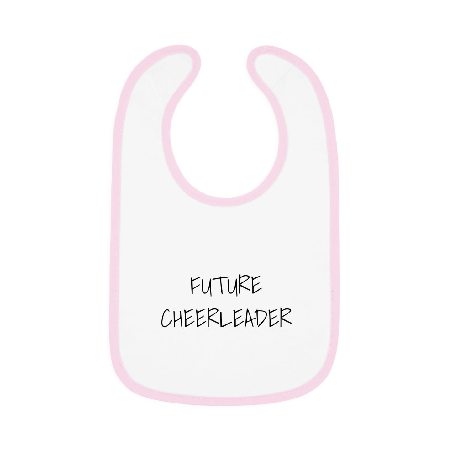FUTURE CHEERLEADER Baby Contrast Trim Jersey Bib