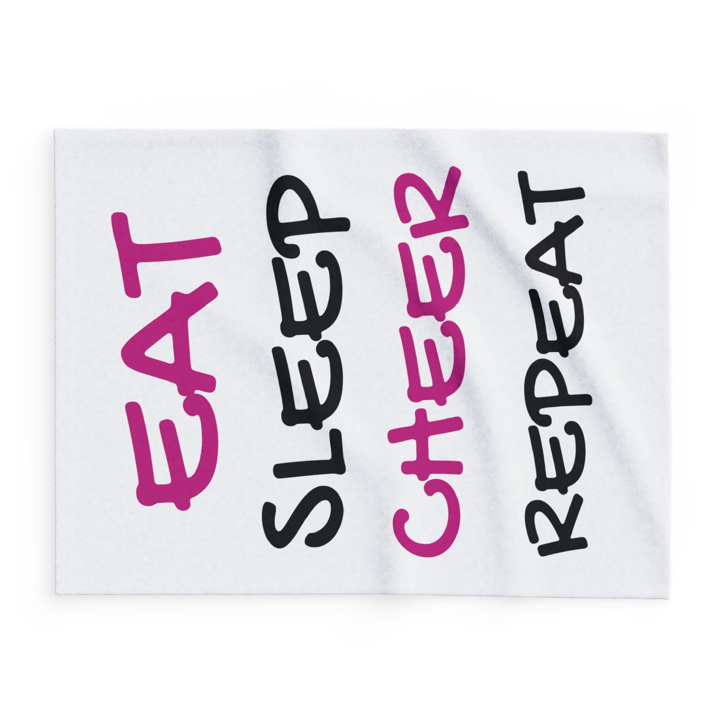 EAT.SLEEP.CHEER.REPEAT Arctic Fleece Blanket