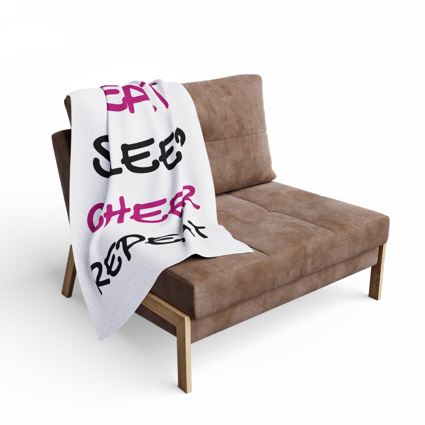 EAT.SLEEP.CHEER.REPEAT Arctic Fleece Blanket