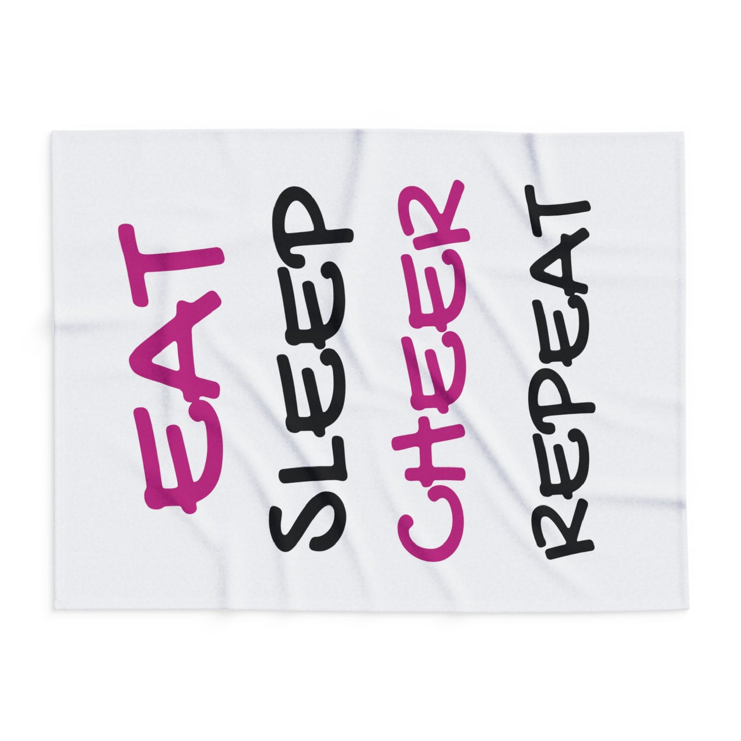 EAT.SLEEP.CHEER.REPEAT Arctic Fleece Blanket