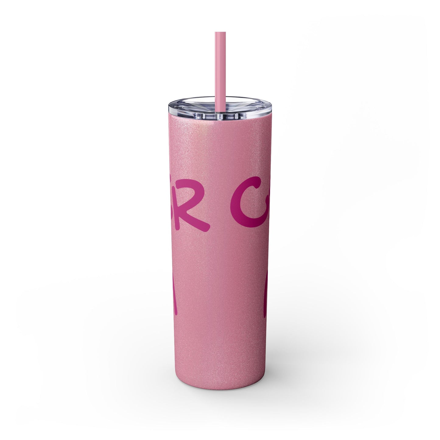 CHEER MOM Skinny Tumbler with Straw, 20ox