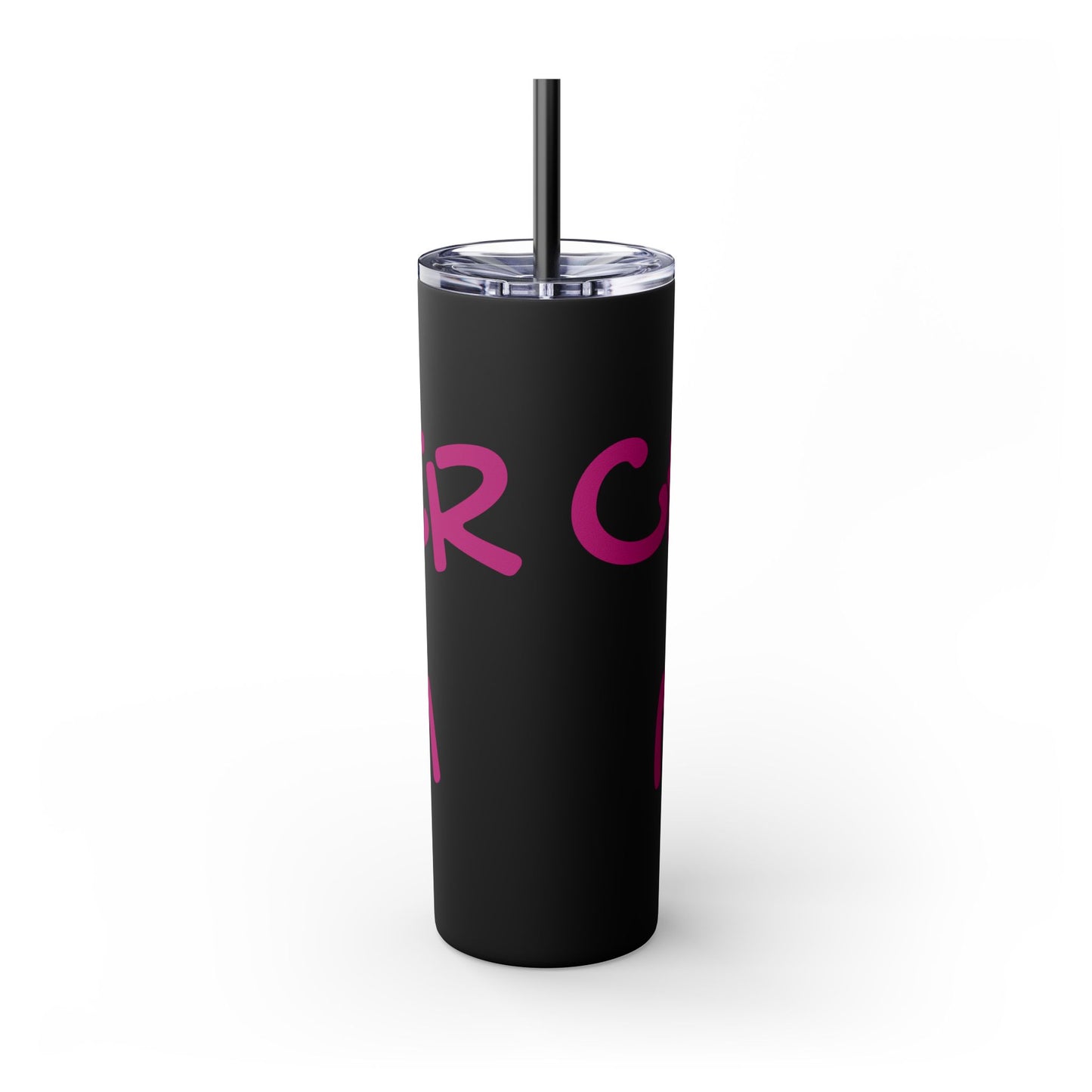 CHEER MOM Skinny Tumbler with Straw, 20ox