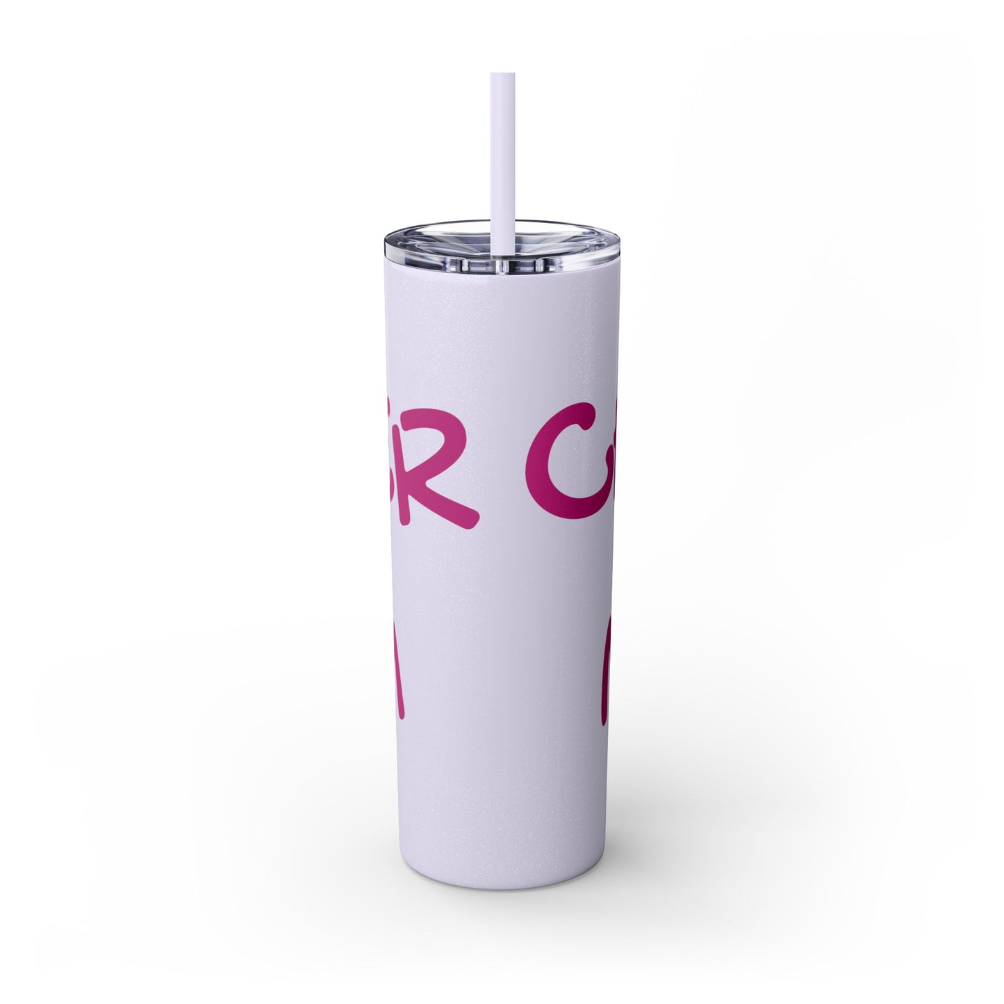 CHEER MOM Skinny Tumbler with Straw, 20ox
