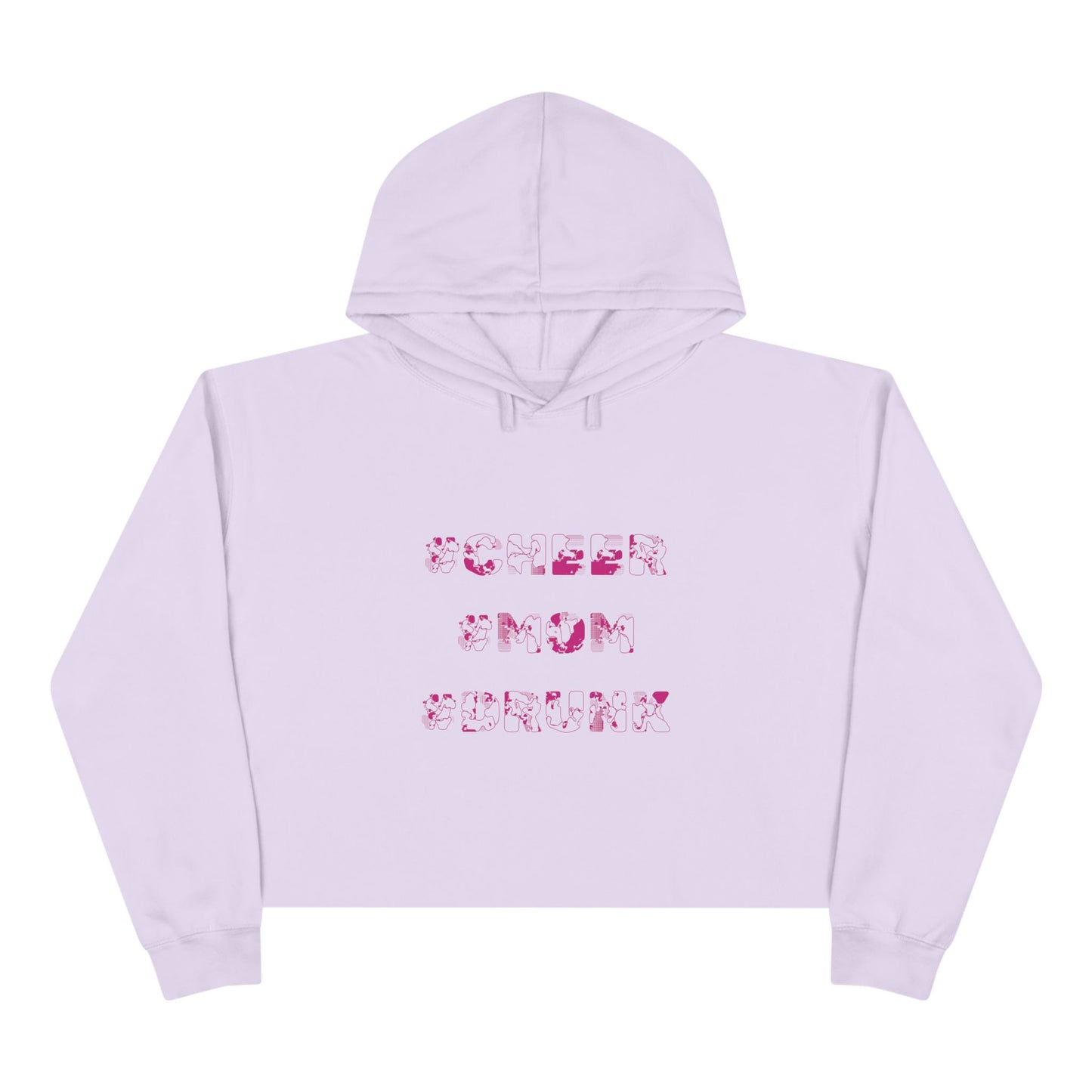 #DRUNK MOM Crop Hoodie