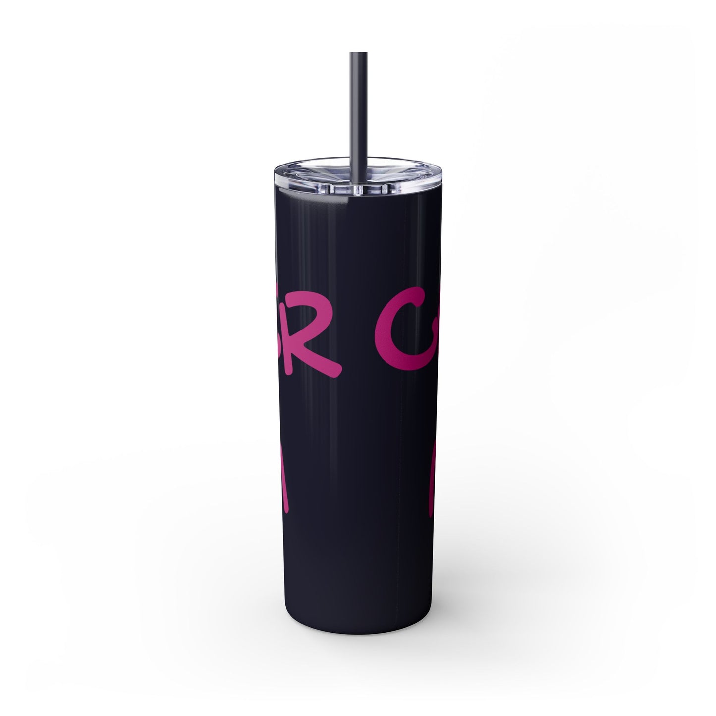 CHEER MOM Skinny Tumbler with Straw, 20ox