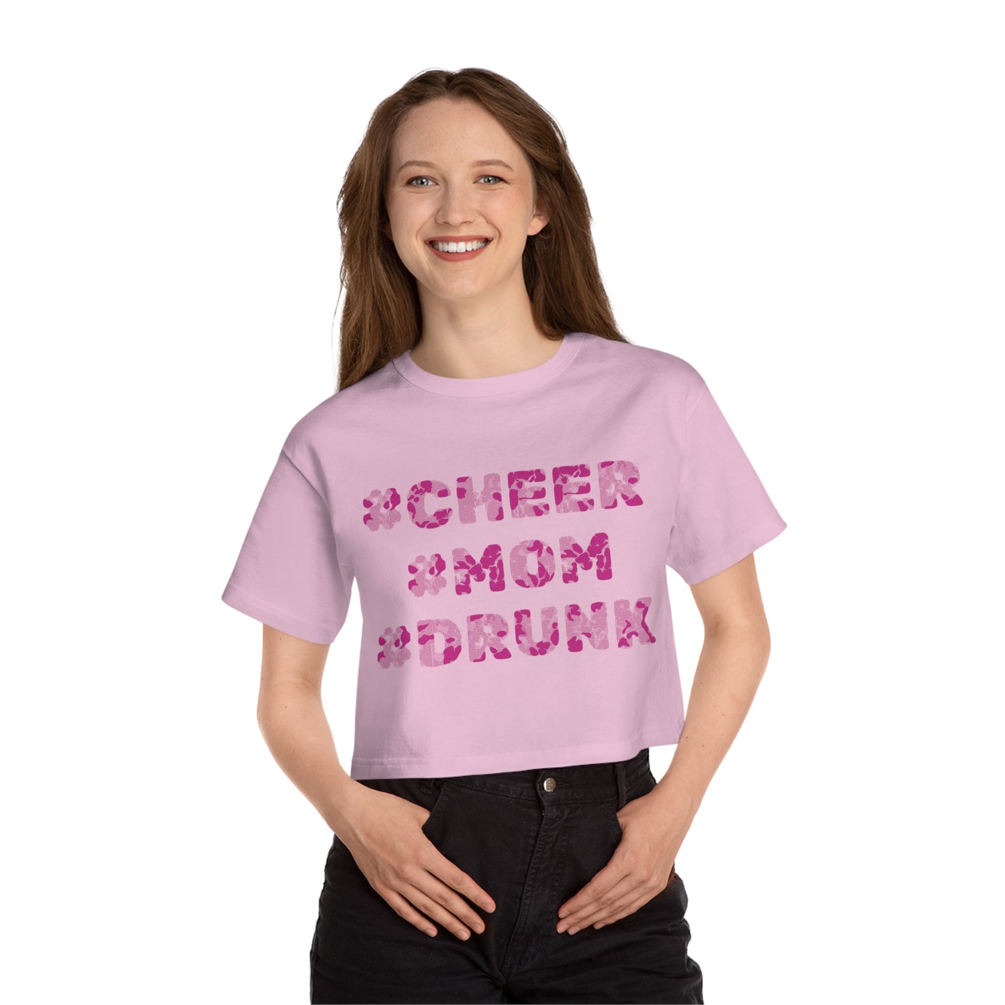 #DRUNK MOM Cropped T-Shirt