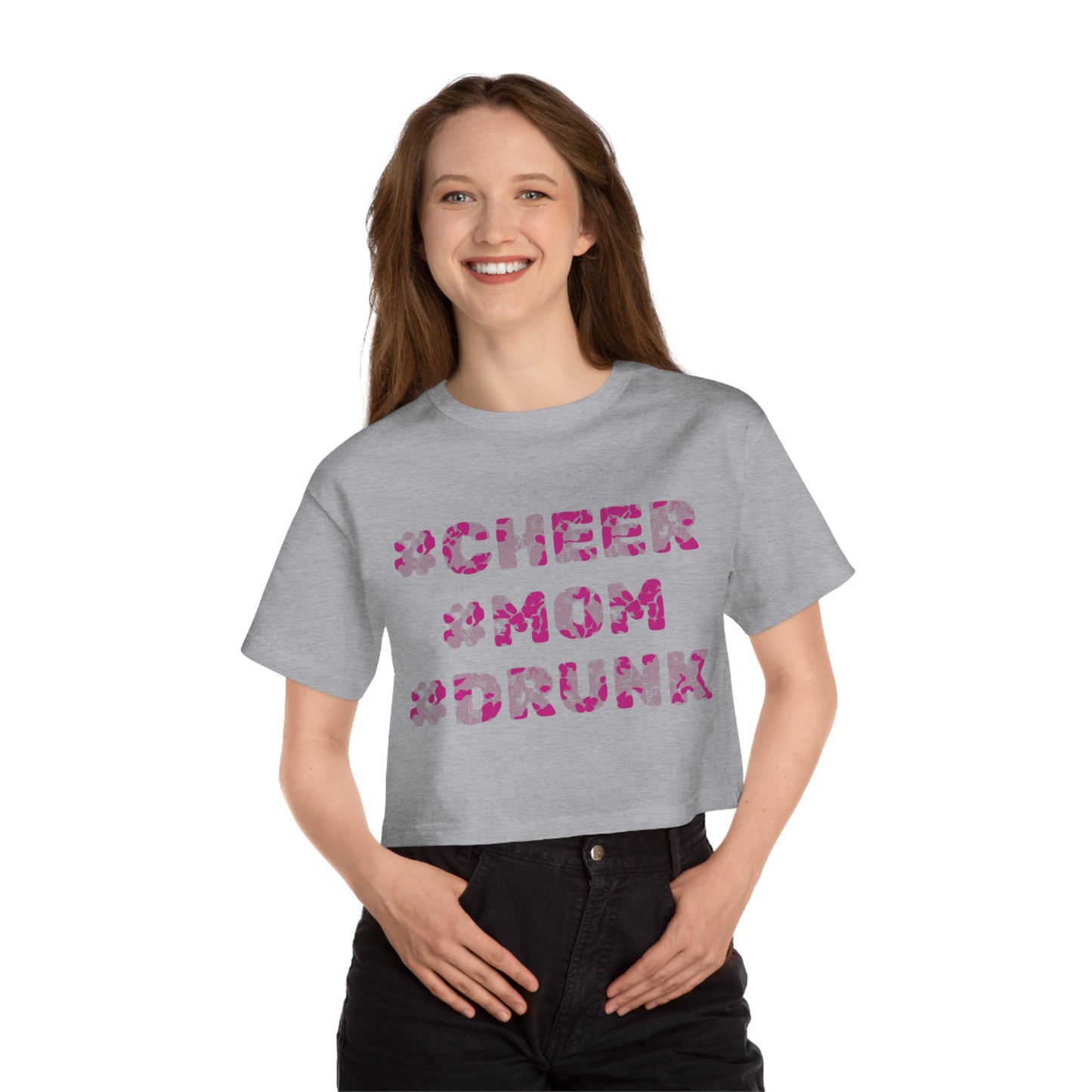 #DRUNK MOM Cropped T-Shirt