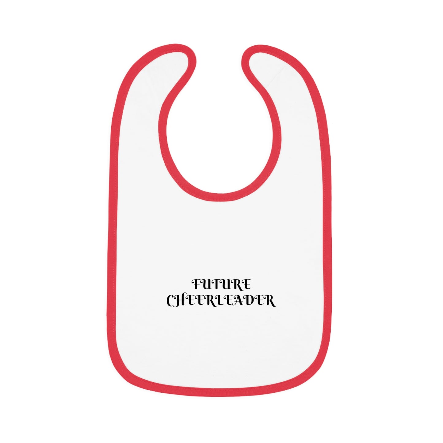 Baby Contrast Trim Jersey Bib