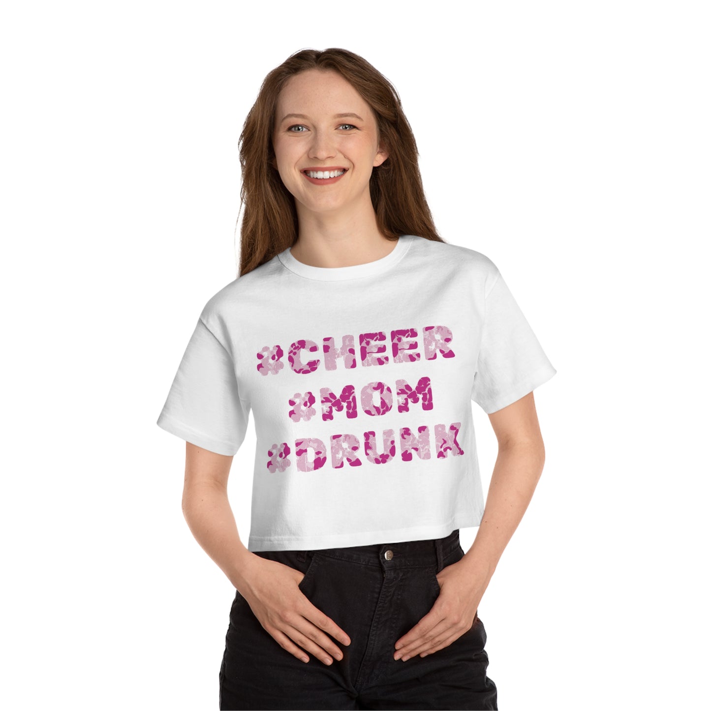 #DRUNK MOM Cropped T-Shirt