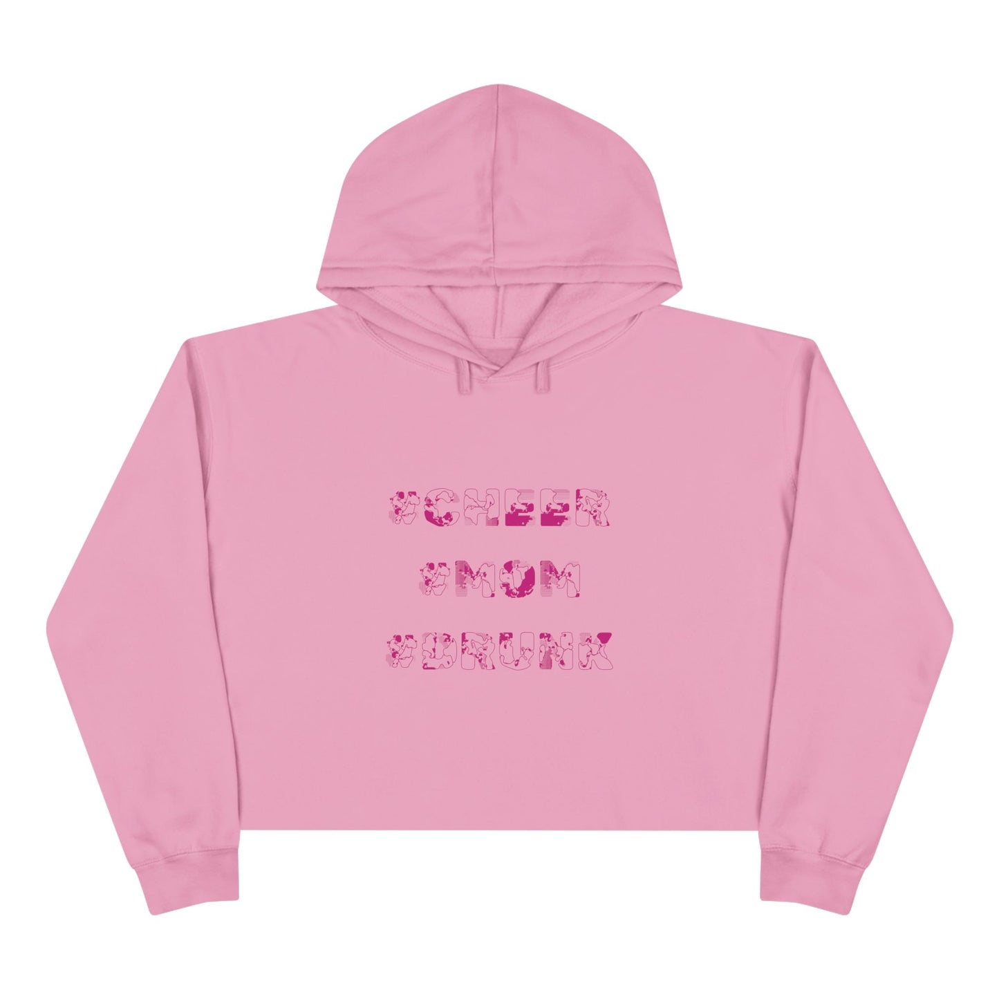 #DRUNK MOM Crop Hoodie