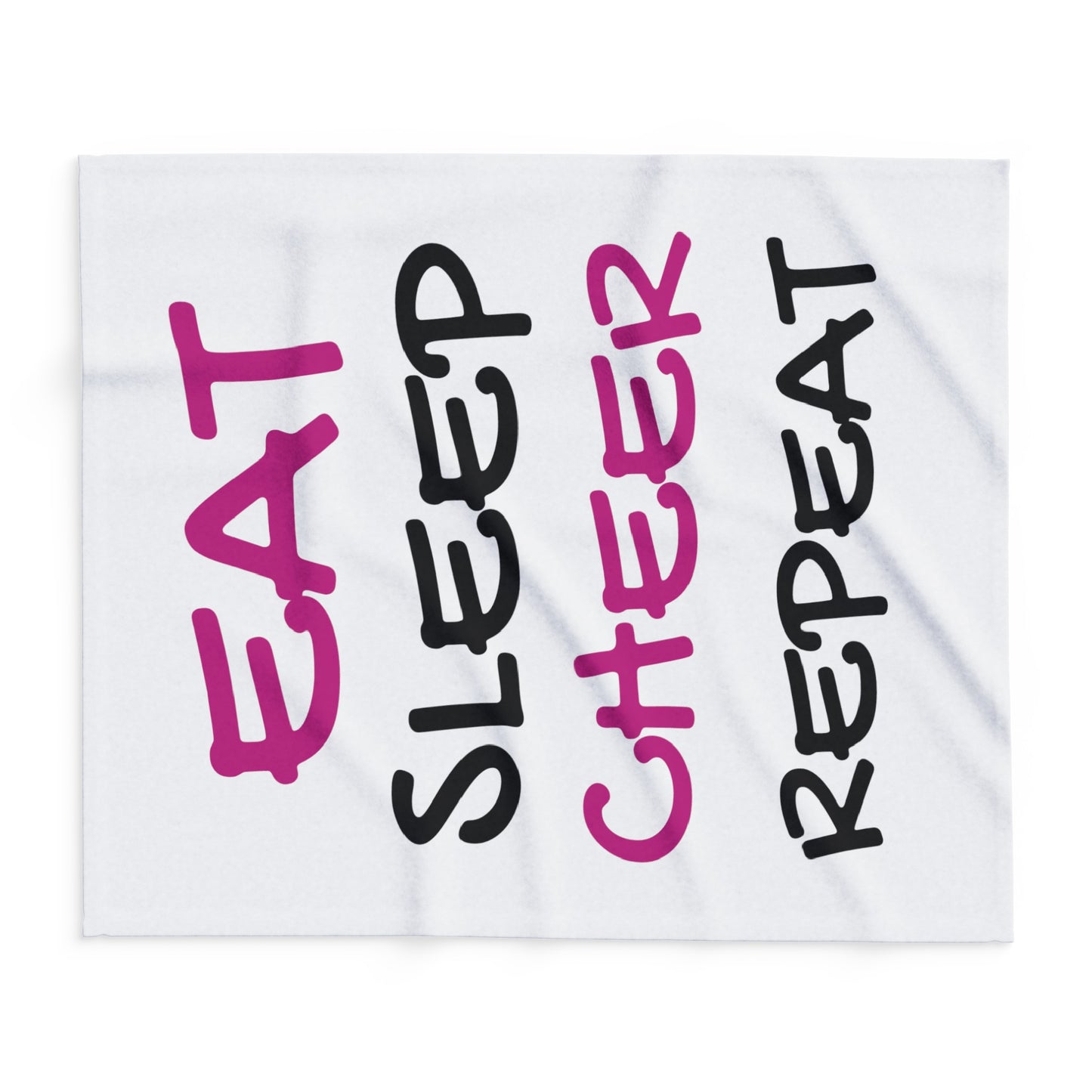 EAT.SLEEP.CHEER.REPEAT Arctic Fleece Blanket