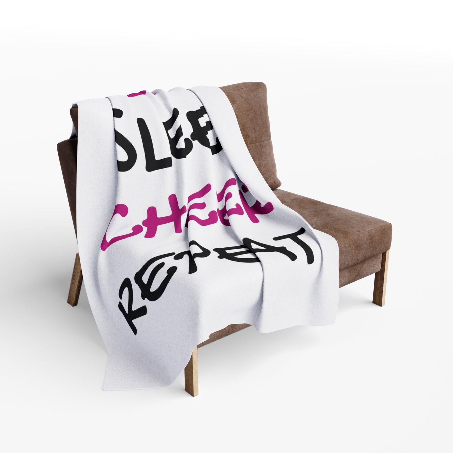 EAT.SLEEP.CHEER.REPEAT Arctic Fleece Blanket