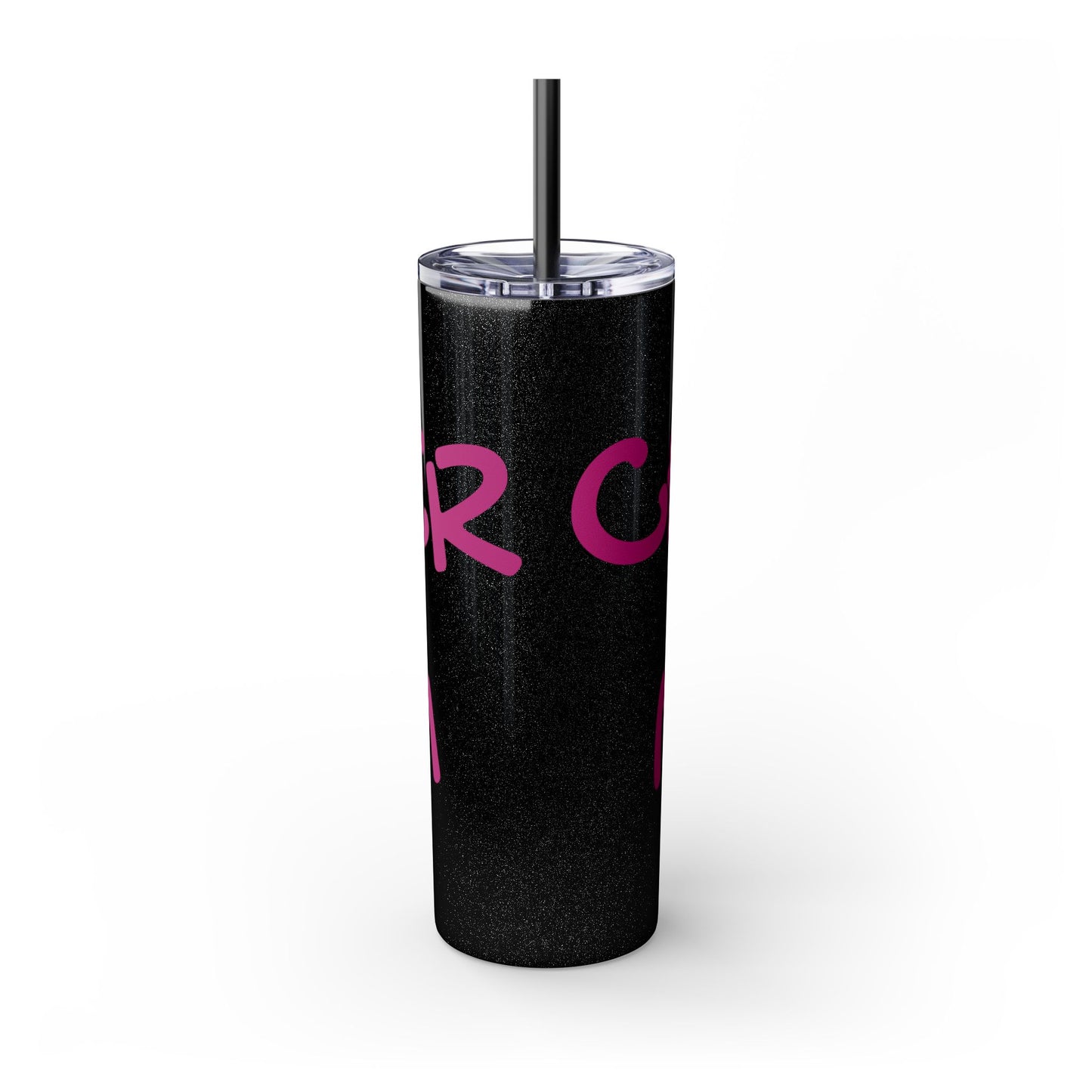 CHEER MOM Skinny Tumbler with Straw, 20ox