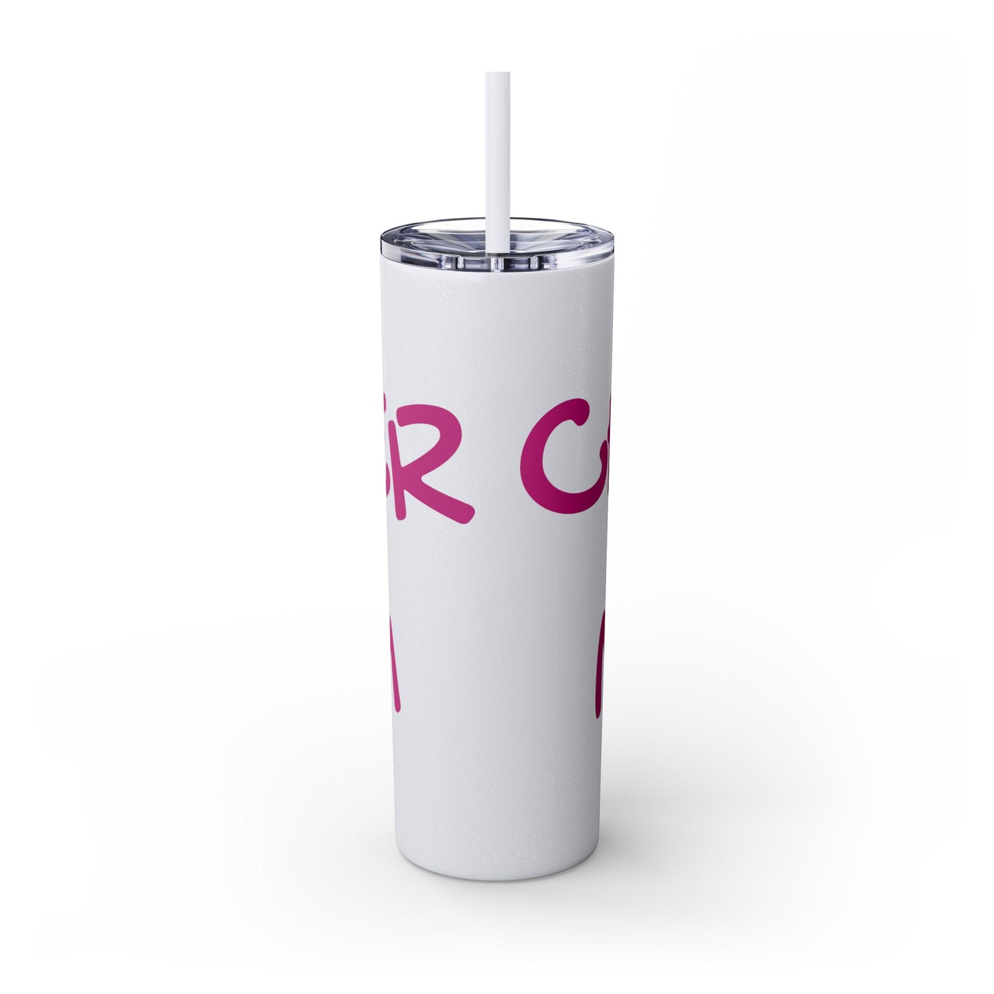 CHEER MOM Skinny Tumbler with Straw, 20ox