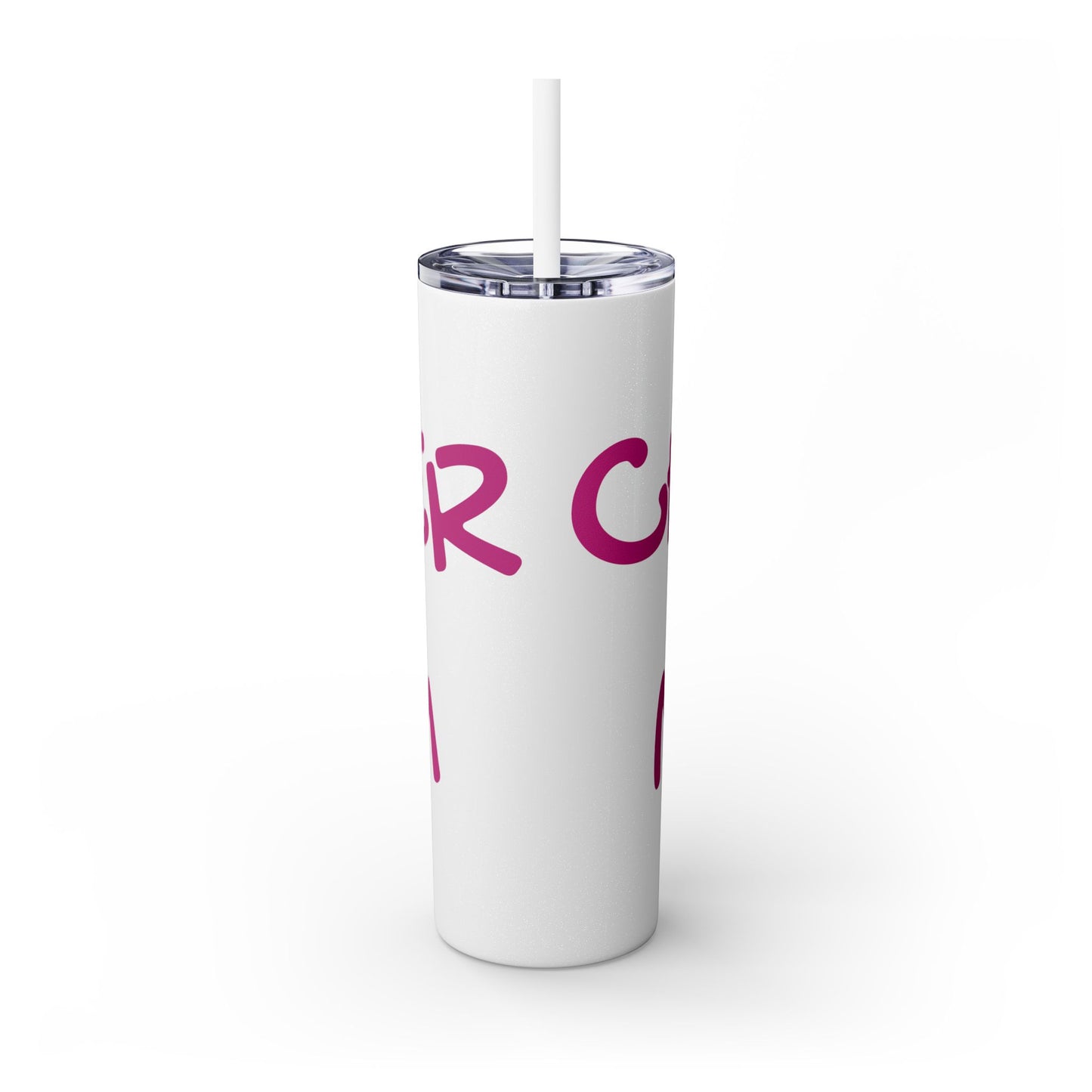 CHEER MOM Skinny Tumbler with Straw, 20ox
