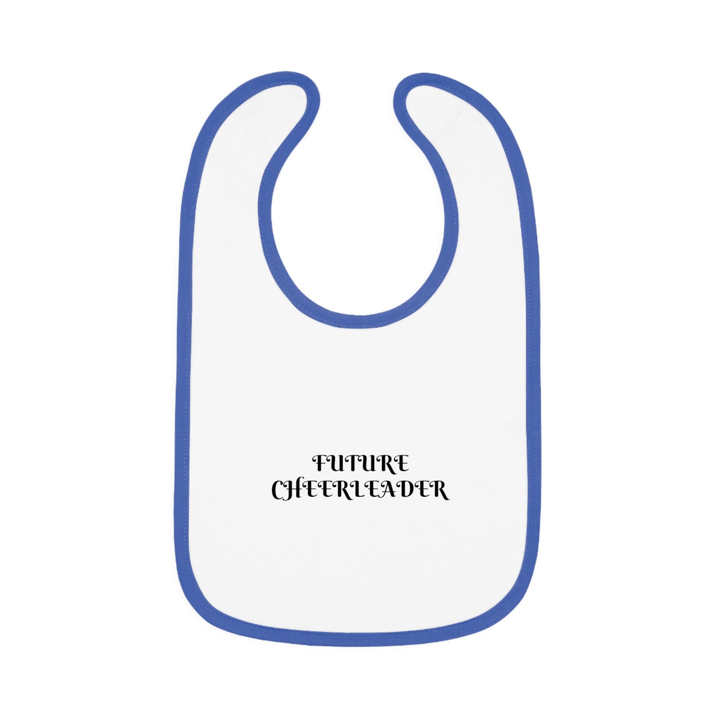 Baby Contrast Trim Jersey Bib