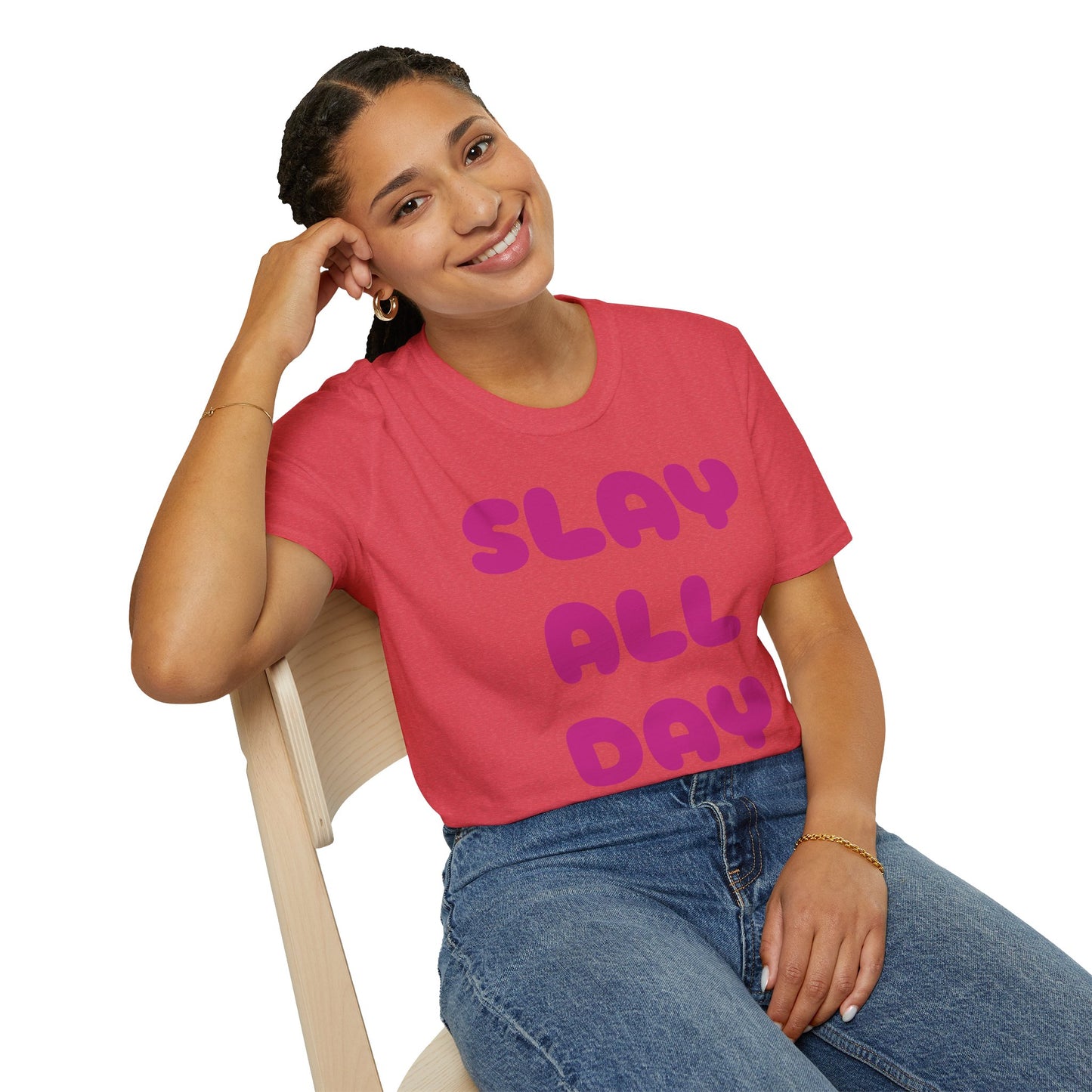 SLAY ALL DAY Adult T-Shirt