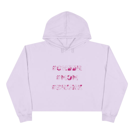 #DRUNK MOM Crop Hoodie