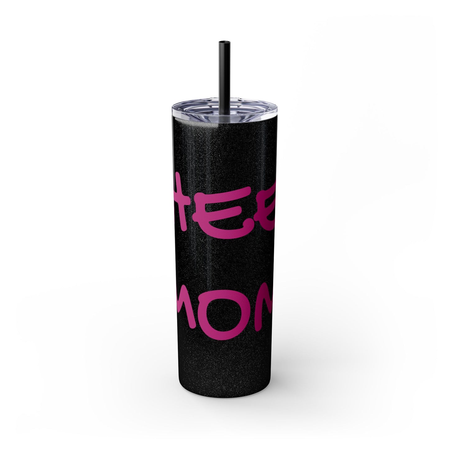 CHEER MOM Skinny Tumbler with Straw, 20ox
