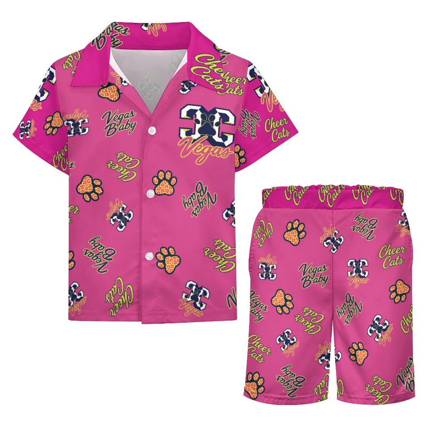 Boys CheerCat Outfit Children's Casual Beach Set